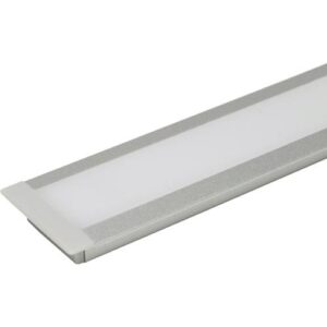 Leuchtenprofil Set - Leuchtenprofil Set London Set London Nutmaß 18x6mm Einbau Alu/KU EV1/Gefrostet – Bild 1