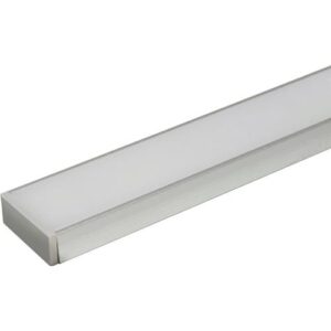 Leuchtenprofil Set - Leuchtenprofil Set Paris Set Paris Nutmaß 18x7mm Einbau Alu/KU EV1/Gefrostet L&S – Bild 1