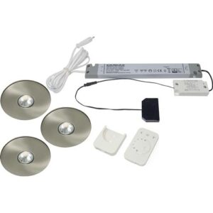 Einbauleuchten-Set - Einbauleuchtenset Superlight emotion Emotion 12 V 2,9 W Rahmenfarbe VA L&S – Bild 1