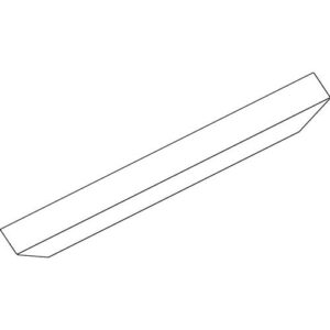 Abdeckprofil - Abdeckp.OL 90 silber L.2000mm GEZE – Bild 1