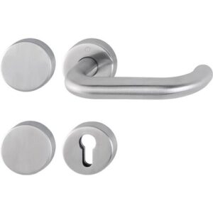 Feuerschutzgarnitur - FS-Garnitur Paris FS-E138/42H/42HS VA F69 -/D TS 45-65mm PZ/bl.rd.DIN L/R HOPPE – Bild 1