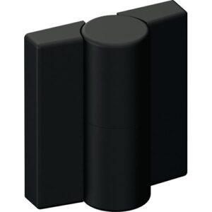 Scharnier - Scharnier DIN re.H.52mm B.47mm PA m.Metalleinleger tiefschwarz,ma HEWI – Bild 1