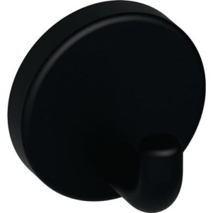 Einzelhaken - Einzelhaken 801.90B010 rechtwinklig geb.Hak.A.30mm PA ma 90 tiefschwarz – Bild 1