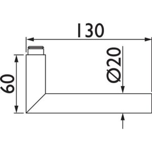 Schutzgarnitur - Schutzgarnitur NW-102-2 VA 72mm 36-53mm TECWERK – Bild 3