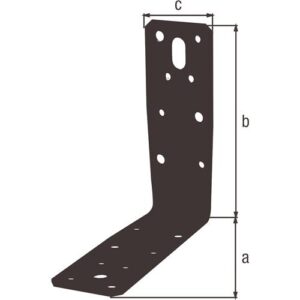 Schwerlast Winkelverbinder - Schwerlast Winkelverb.125x125x45mm S.125x125mm GAH – Bild 3