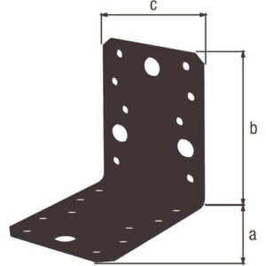 Schwerlast Winkelverbinder - Schwerlast Winkelverb.ETA-08/0165 90x90x65mm S.90x90mm ETA-08/0165 GAH – Bild 3