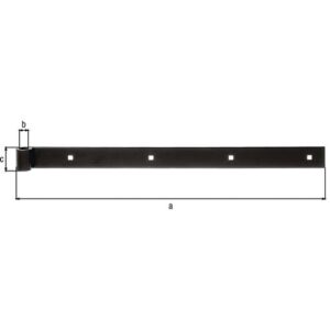 Ladenband - Ladenband B.35mm L.500mm STA schwarz ku.-besch.ger.GAH – Bild 3
