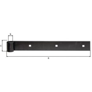 Ladenband - Ladenband B.35mm L.300mm STA schwarz ku.-besch.ger.GAH – Bild 3