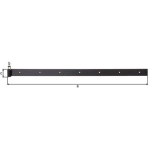Ladenband - Ladenband B.40mm L.1000mm STA schwarz ku.-besch.ger.GAH – Bild 3