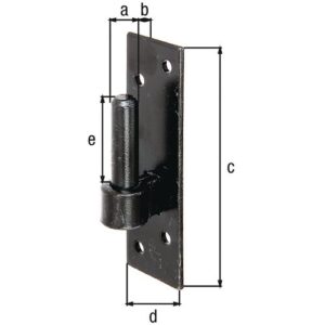 Kloben - Kloben z.Schr.14x12xmm kataphoret. aufgetr. schw. Tauchlack GAH – Bild 3