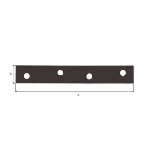 Flachverbinder - Flachverb.L.100mm B.15mm S.1,75mm STA schwarz ku.-besch.GAH – Bild 3