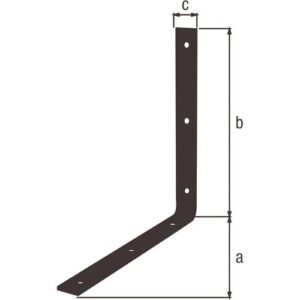 Balkenwinkel - Balkenwinkel L250x250mm B.26mm gleichschenklig STA – Bild 3