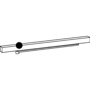 Gleitschiene - Gleitsch.G-EMF f.TS 93 VA-Optik e-mech.DORMAKABA – Bild 1