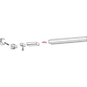 Öffnungsbegrenzung - Öffnungsbegr.Gleitsch.TS 90 Impulse 80Grad b.120Grad max.Tür-B.950mm DORMAKABA – Bild 1