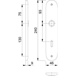 Langschildpaar - Langschildpaar 273P F1/naturf.F1 BB 72mm HOPPE – Bild 3