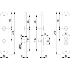 Langschildpaar - Langschildpaar 273P F1/naturf.F1 Bad SK/OL 78mm HOPPE – Bild 3