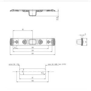 Schließteil - Schließteil Bolzenr.U-St.24x5mm L/R VA FUHR – Bild 3