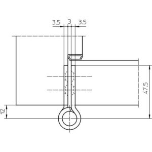 Objektband - Objektband VARIANT VN 2929/100 STA vern.100kg 20mm DIN L/R stu.Tür SIMONSWERK – Bild 3