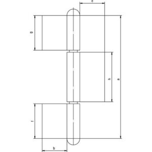 Konstruktionsband KO 8 Band-L220mm Lappenbreite 50mm STA blk - Nordwest – Bild 3