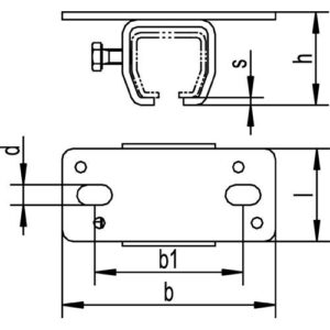 Deckenmuffe - Deckenmuffe 102 f.Pro 100 verzinkt,gelb Dm.HELM – Bild 3