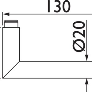 Schutzgarnitur 1802/2089.KSH/3128 Edelstahl - 92 mm 64-83 mm  HERMAT 1802/2089.KSH/3128 VE  1,000 Stück – Bild 2