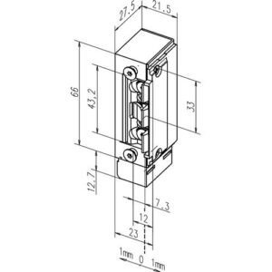 Fluchttüröffner - Fluchttüröffner ProFix 2 90 mA Dauerent.nein re.li.ASSA ABLOY – Bild 3