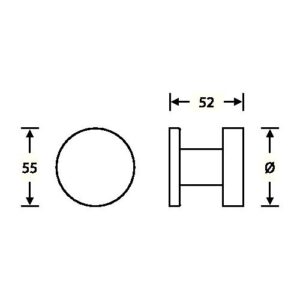Türknopf - Türknopf 23 0829 0005 VA 6204 Aufnahme 8mm ger.FSB – Bild 3