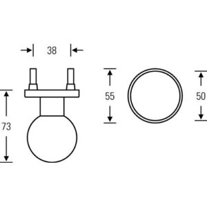 Türknopf - Türknopf 23 0802 03400 VA 6204 Aufnahme M12 ger.FSB – Bild 3