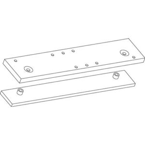 Montage-/Gegenplatte - Montage-/Gegenplatte silber f.TS 3000 V GEZE – Bild 3