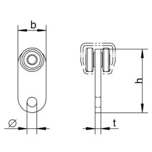 Rollapparat - Rollapparat 1111 1111 f.Pro 100 STA verzinkt,gelb 30kg HELM – Bild 3