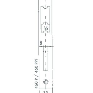 Bever Gittertorschloss 40 mm Rohr/60 mm Dorn 460461P - incl Kasten 460461P – Bild 2