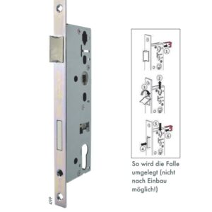 KFV Rohrrahmenschloss 49p 92 mm Abstand - 40 mm Dorn, Flachstulp 16 x 245 – Bild 1