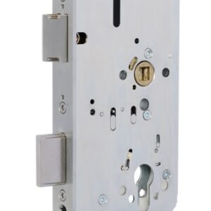 BKS Stahltürschloss Panik E 2326 R/L 9 mm Vierkant F & R - 80 mm Dorn, 24 mm Stulp rund – Bild 1