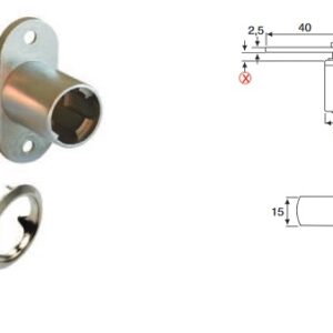 Hebelzylindergehäuse BMB ohne Kern zum anschrauben – Bild 1