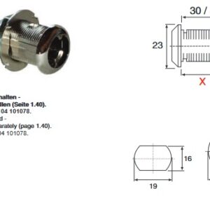 Hebelzylindergehäuse BMB ohne Kern 1041 – Bild 1