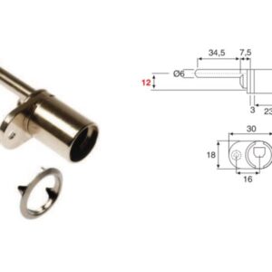 Zentralverschlußzylinder BMB  - mit Schraublasche – Bild 1