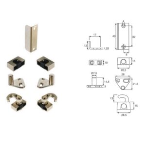 Drehstangenschloss Zubehör - zum Einschrauben für 6mm – Bild 1
