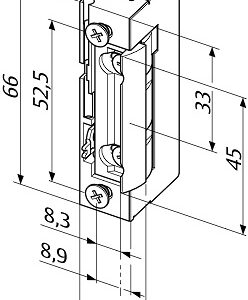 Türöffner 118E ohne Elektronik Dummy - mit Entriegelung – Bild 2