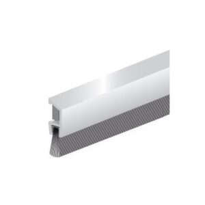 Elton Bürstendichtung Deluxe 1000 mm Länge - weiss und silber – Bild 1