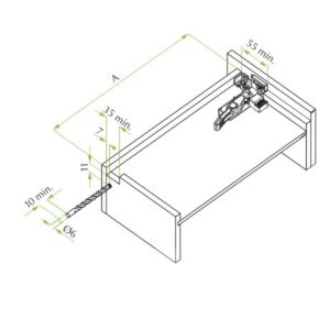 Unterflurführung FGV N665 Soft Close ( Selbsteinzug ) - Hauptvariante – Bild 3