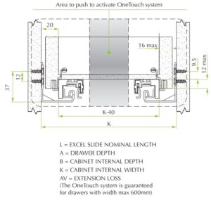 Unterflurführung FGV N665 Soft Close ( Selbsteinzug ) - Hauptvariante – Bild 2