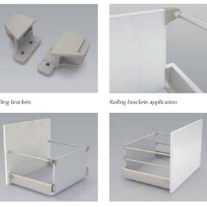 Seitenreling Easy-Fix  TEN polarweiss,  FGV - Hauptvariante – Bild 1