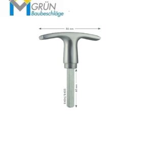 GU Fensterolive Dirigent für Schiebekipp braun matt Sockel braun – Bild 1