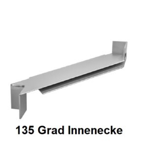 Eckverbinder 135 Grad innen 165 mm Ral 7016 glänzend - innen 165 mm Ral 7016 Lagerglanzgrad – Bild 1