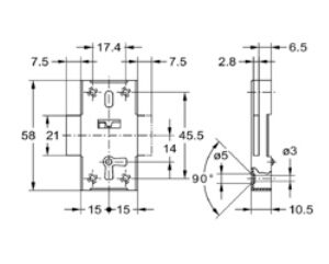 Briefkastenschloss Junie 224 15 mm Dorn – Bild 2