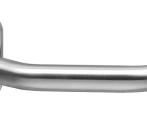 Normbau Metalltürdrücker Lochteil EST 71 - 8 mm Vierkant linkszeigend Edelstahl – Bild 1