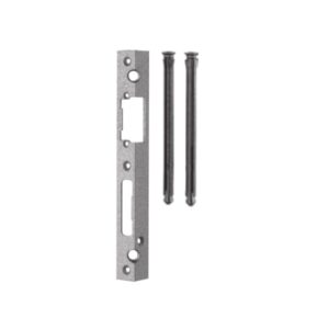 Winkelschliessblech verzinkt 2 Maueranker 330 mm für Türöffner – Bild 1