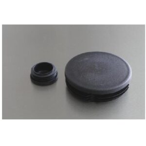 Rohrkappen rund  - GL 45 x 1 - 2 mm grau – Bild 1