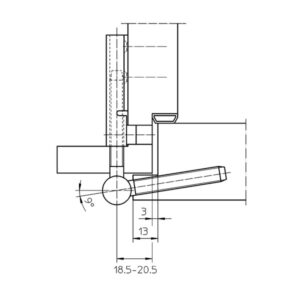 Simonswerk Flügelteil Variant V0026WF für Holzzargen – Bild 3