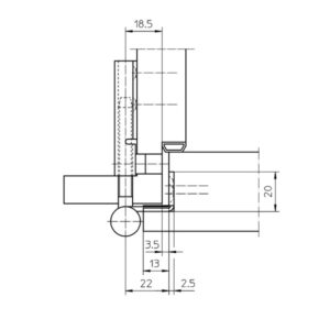 Simonswerk Flügelteile gefalzt 2 teilig V0030 Simonswerk – Bild 3